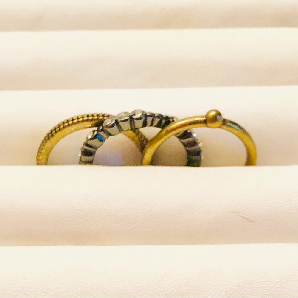 Silpada “Destination” Stack Rings - Picture 3 of 6